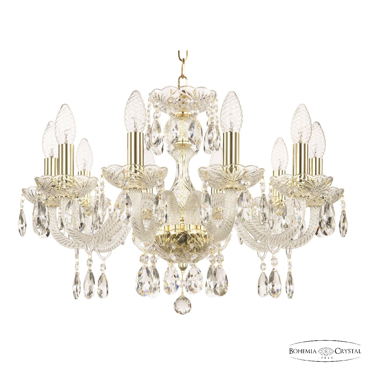 Подвесная люстра Bohemia Ivele Crystal 117/10/195 G