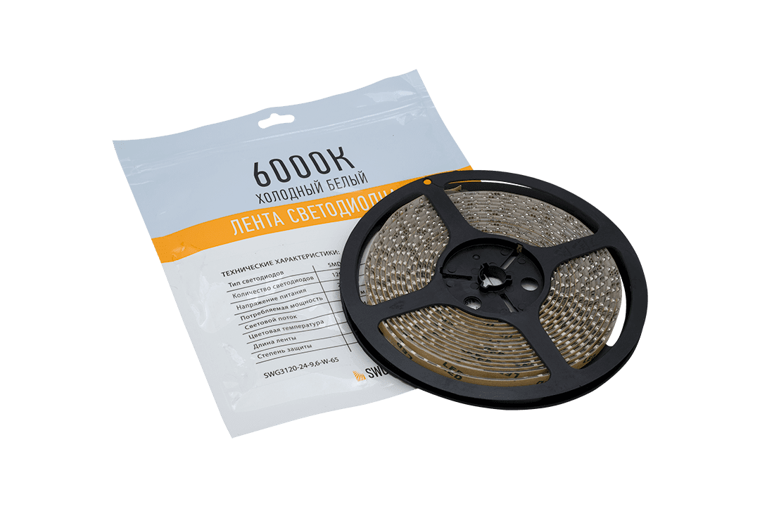 Светодиодная лента SWG SWG3120-24-9.6-W-65 003592
