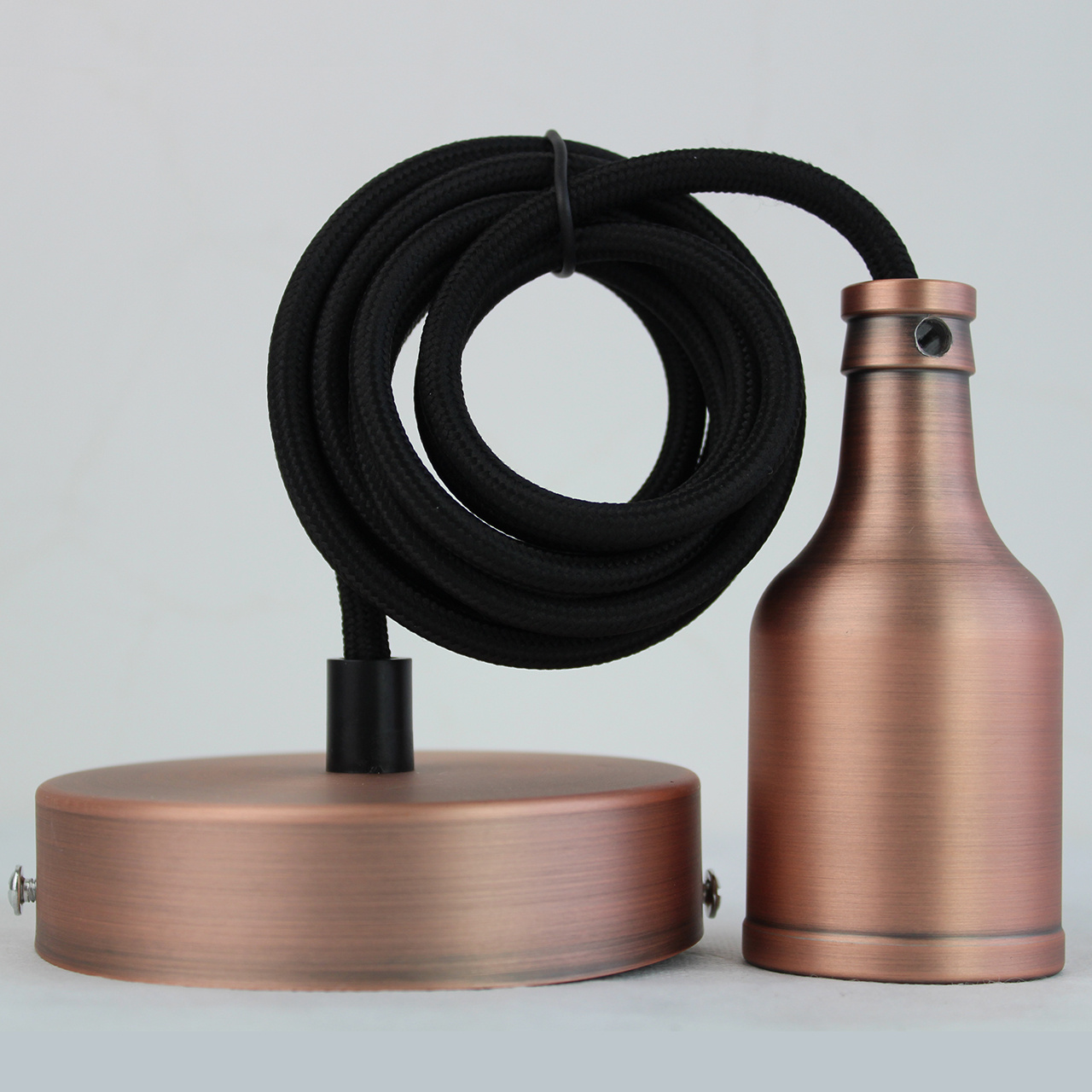 Ретро патрон с подвесом E27 Медный Sun Lumen 056-625