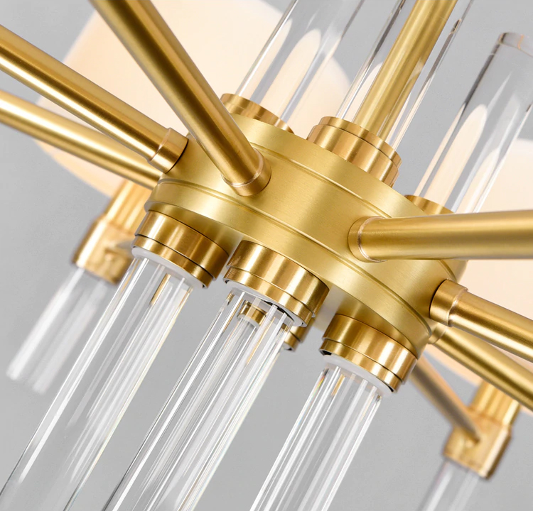 Подвесная люстра Delight Collection 8009P-6 gold