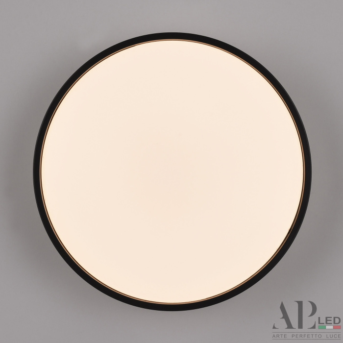 Потолочный светильник круглый круглый Arte Perfetto Luce Toscana 3315.XM302-1-267/12W/3K Black