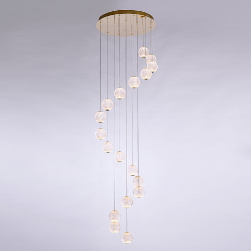 Подвесная люстра DeLight Collection Elliot Diamante MD20001012-18A gold