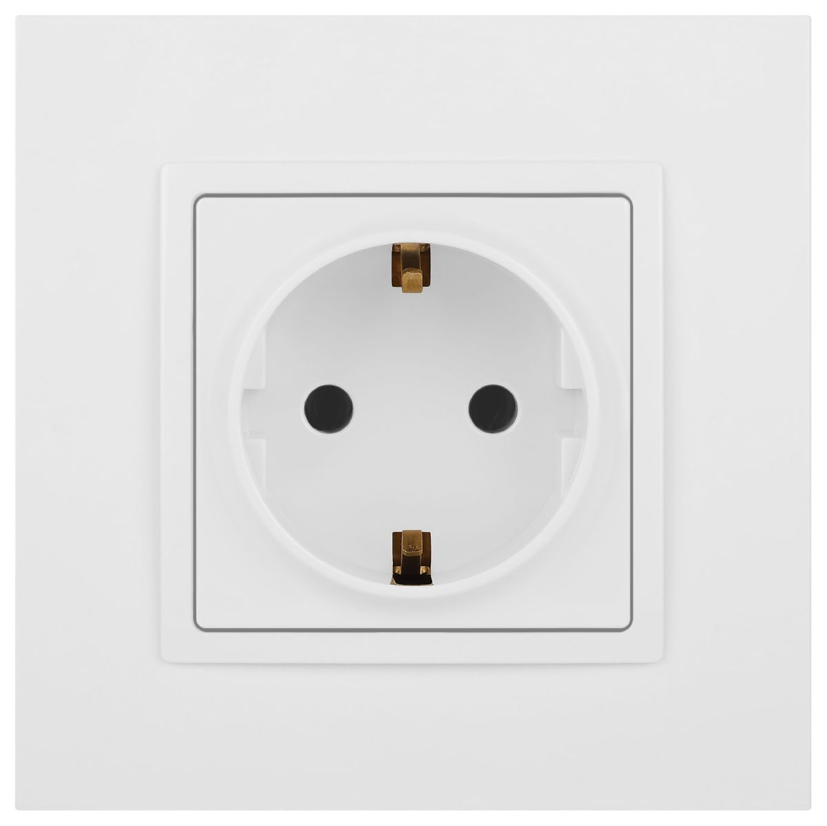 Розетка 2P+E Schuko Эра Elegance 14-2101-01М Б0065800