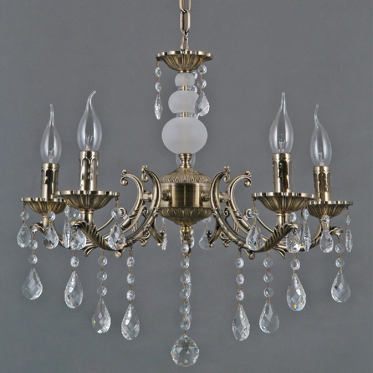 Подвесная люстра Illumico IL9927-5PSQ-24 AB CASTOR