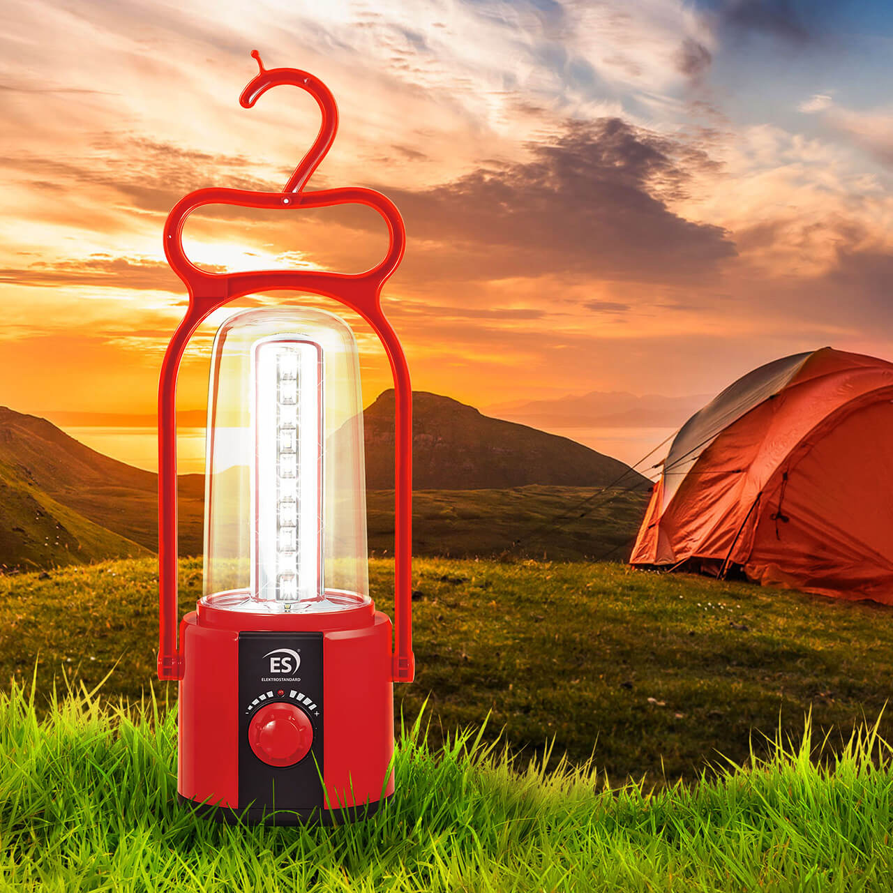 Кемпинговый светодиодный фонарь Elektrostandard Gerhard аккумуляторный 295х100 50 лм 4690389128769