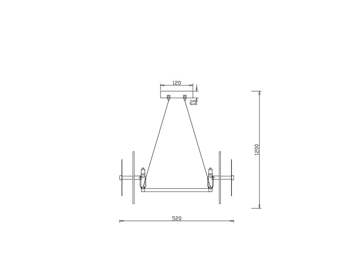 Подвесной светильник Freya Libra FR5172PL-06BS