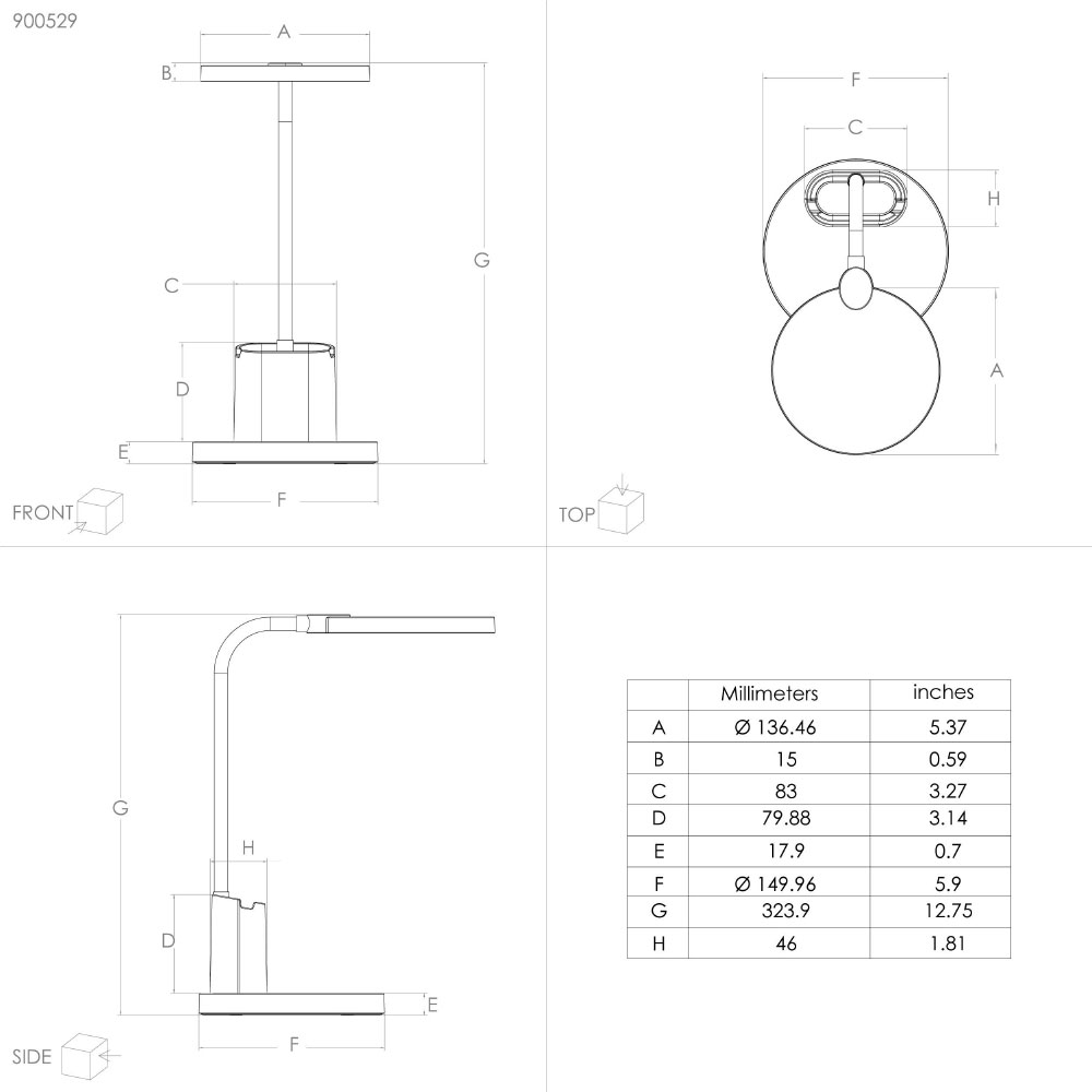 Настольная лампа Eglo Brolini 900529