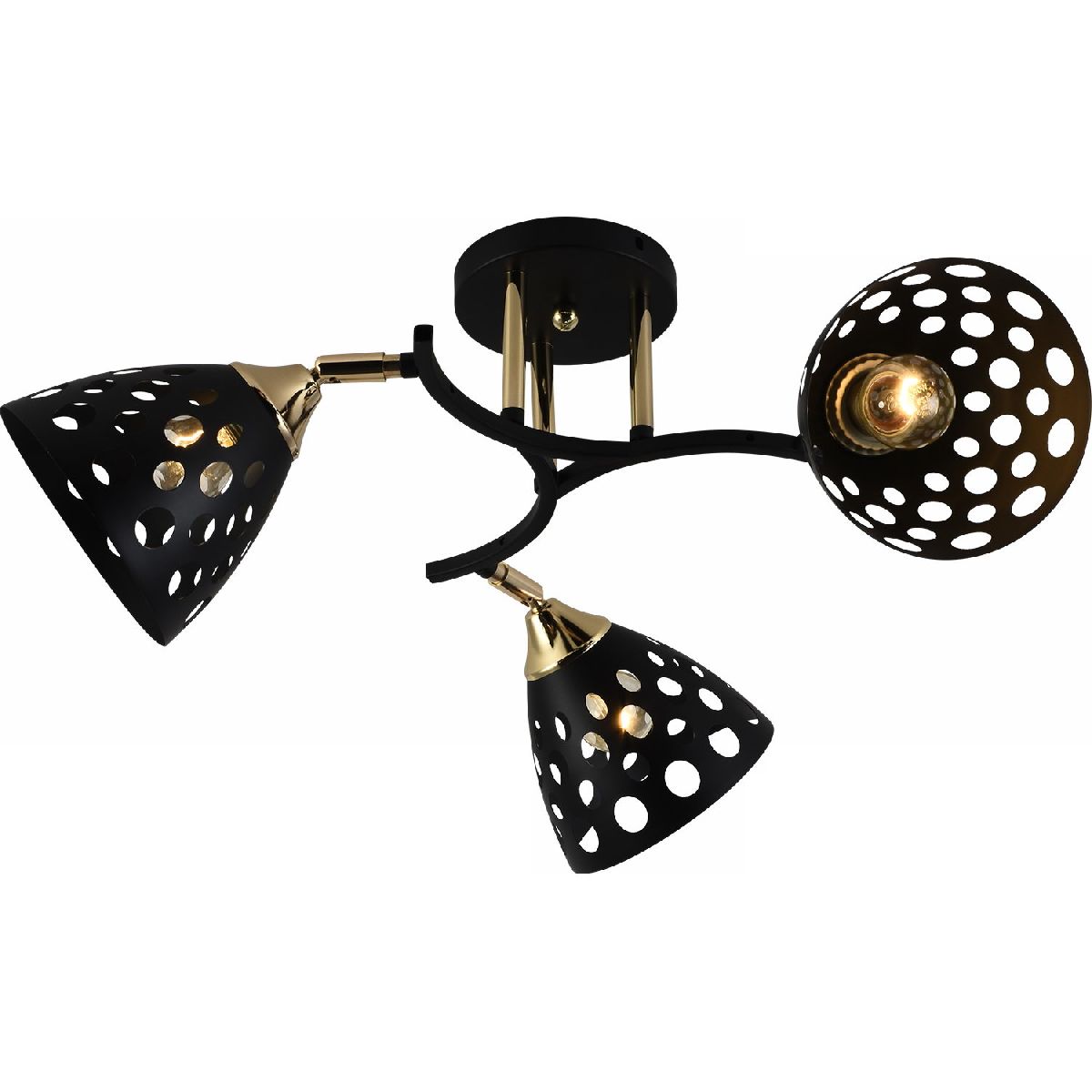 Потолочная люстра Reluce 01390-0.3-03 BK+FGD