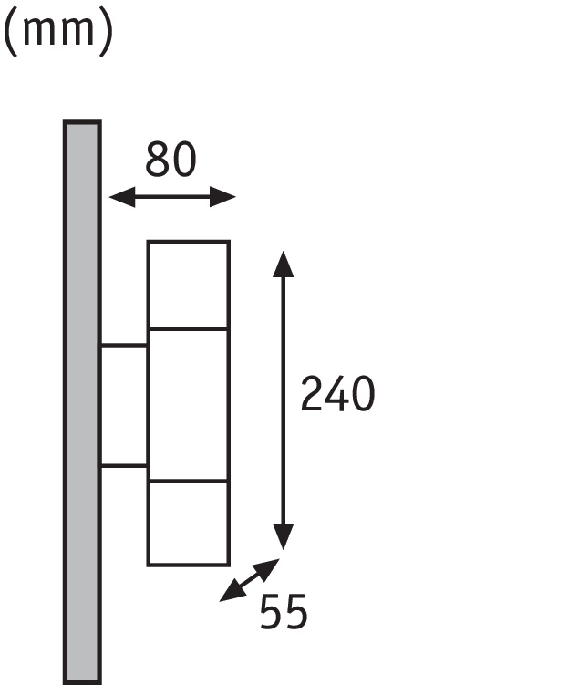 Уличный настенный светодиодный светильник Paulmann Special Line Flame 18004