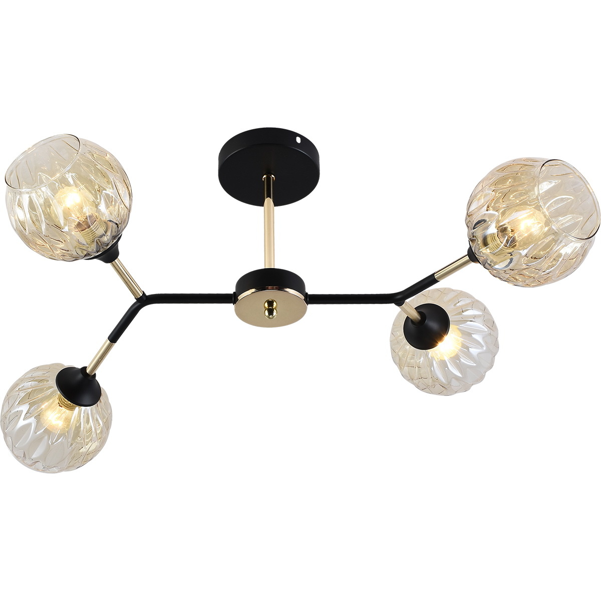 Люстра на штанге Reluce 01358-0.3-04 BK+FGD