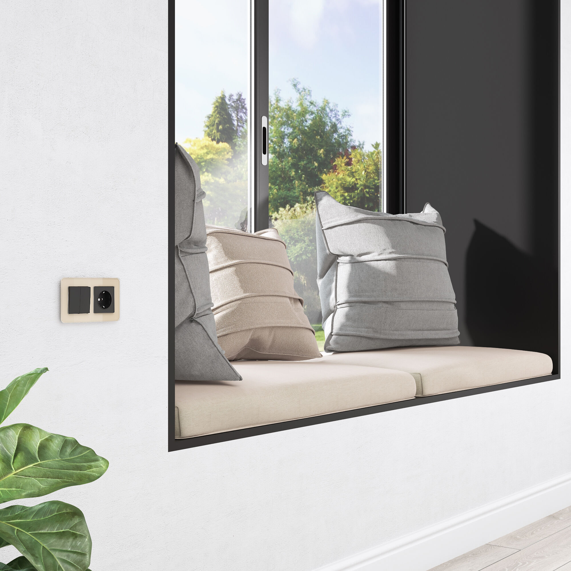 Перекрестный переключатель двухклавишный Werkel 4690389182167 W1123006 a058433