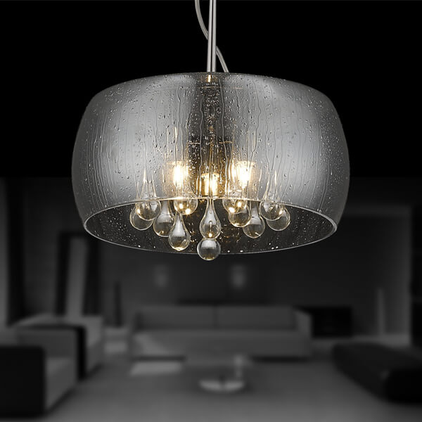 Подвесная люстра  Zumaline RAIN P0076-01D-F4K9