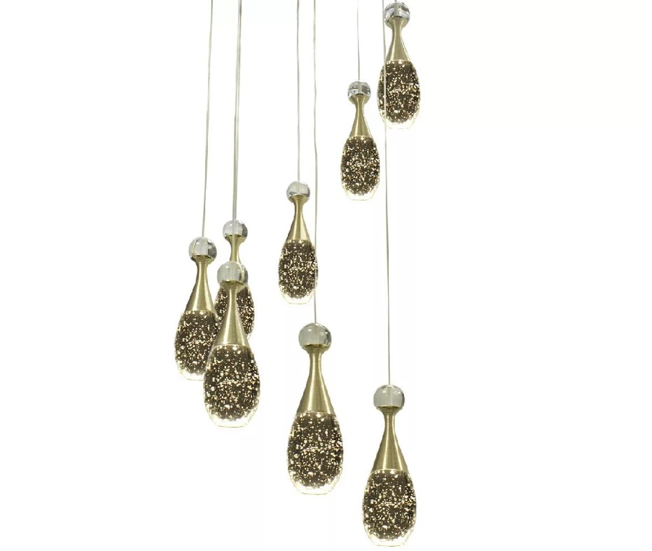 Подвесная светодиодная люстра Kink Light Флакон 08548(3000К)