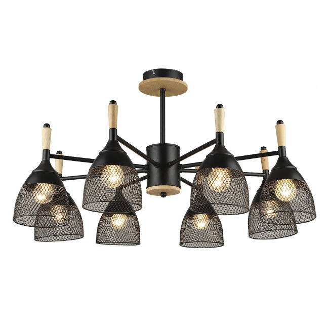 Люстра на штанге Wedo Light Adion WD3500/8C-BK