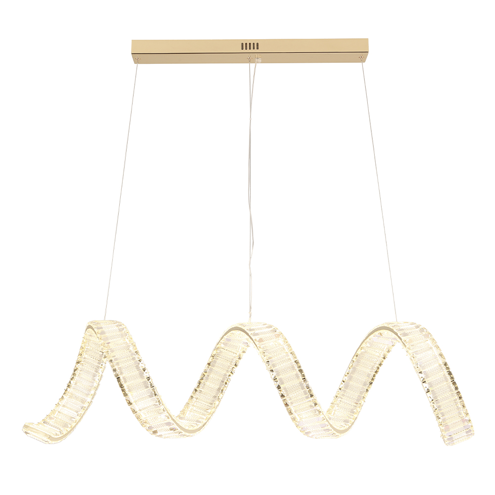 Подвесная люстра Crystal Lux MUSIKA SP100W LED L1200 GOLD