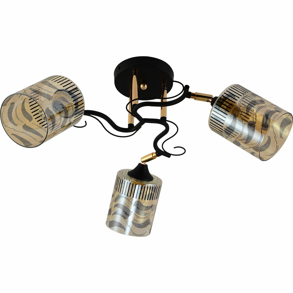 Люстра на штанге Reluce 11313-0.3-03 BK+FGD