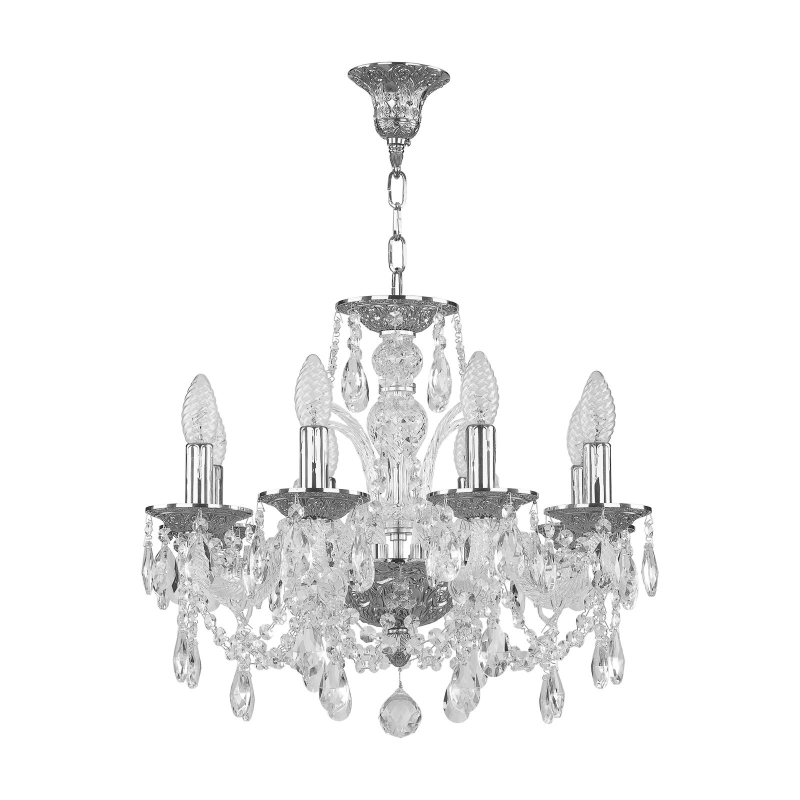 Подвесная люстра Bohemia Ivele Crystal 1605/8/141 Ni