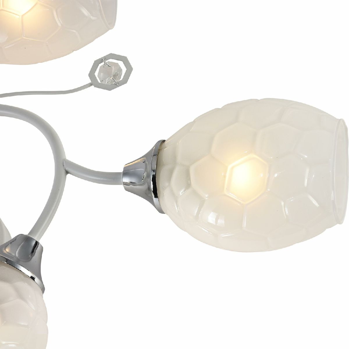 Люстра на штанге Reluce 11364-0.3-06B WH+CR