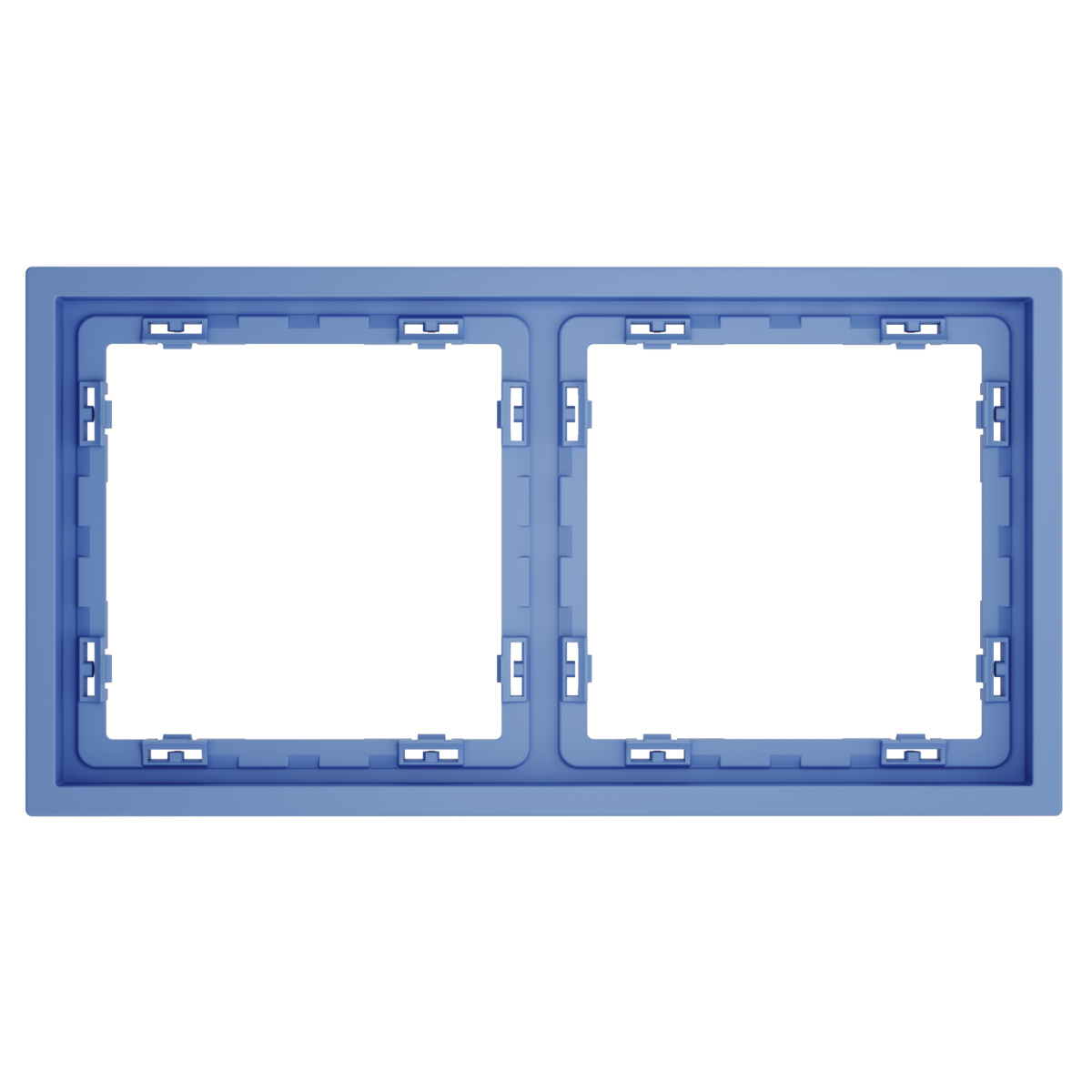 Рамка пластиковая Voltum S70 на 2 поста, (деним) VLS100215