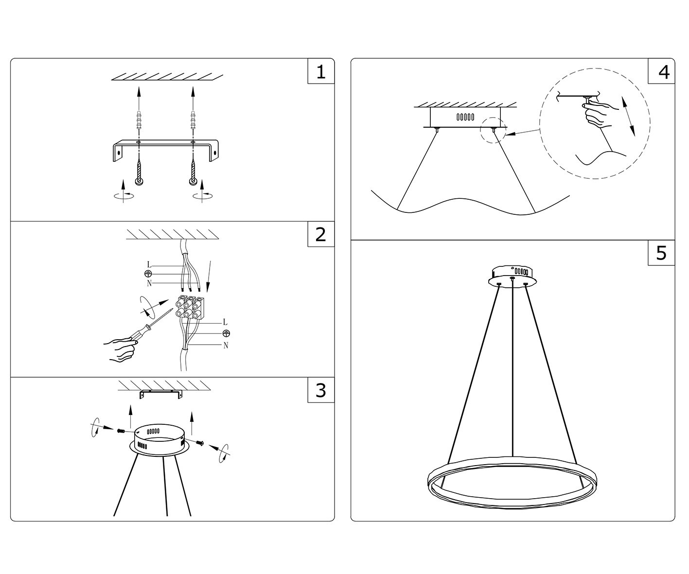 Подвесной светильник Kink Light Тор 08228,01(4000K)