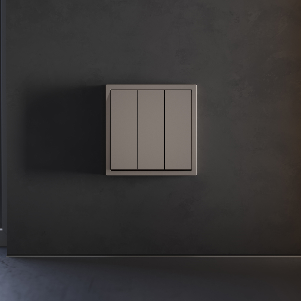 Клавиши для выключателя/переключателя трехклавишного Voltum S70 (капучино) VLS000514