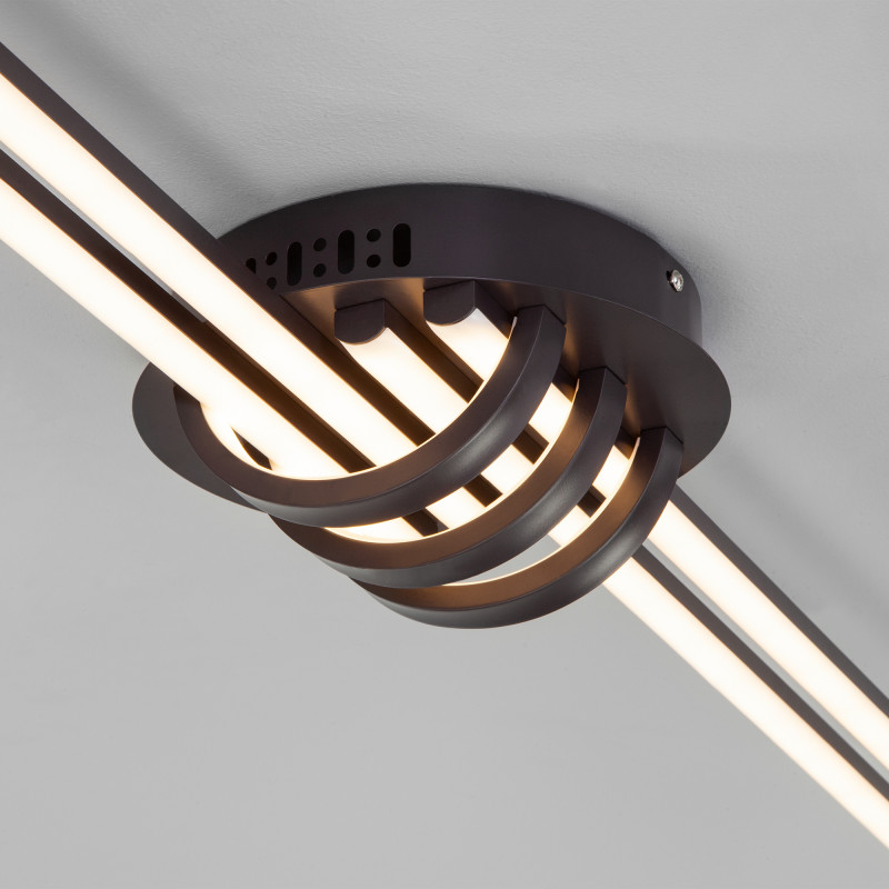 Потолочная люстра Eurosvet SKYLINE 90243/4 кофе