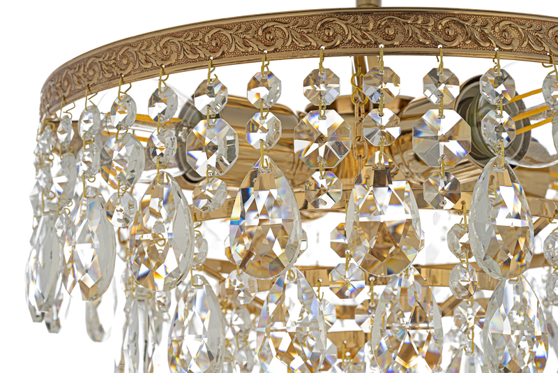 Люстра на штанге Arti Lampadari Castellana E 1.3.30.601 G