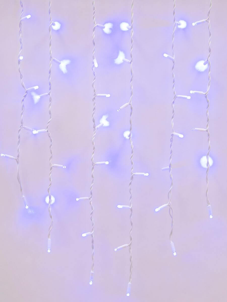 Уличная светодиодная гирлянда (UL-00001358) Uniel занавес 220V синий ULD-C2030-240/TWK BLUE IP67