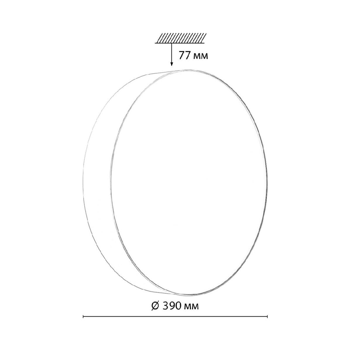 Настенно-потолочный светильник Sonex Basica Optima 7779/DL