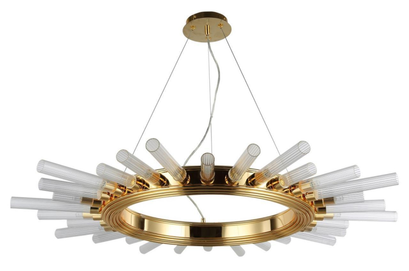 Подвесная люстра Crystal Lux Fair SP15 Gold D1000