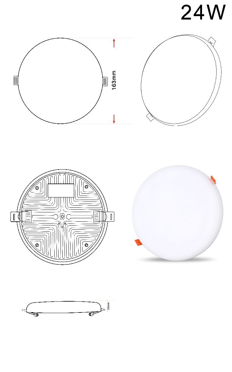 Встраиваемый светильник Zortes Cloud ZRS.57793.24