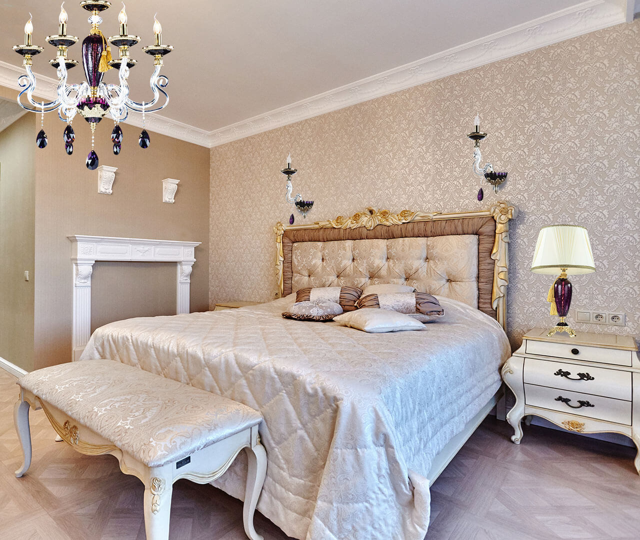 Настольная лампа Divinare Simona 5125/12 TL-1