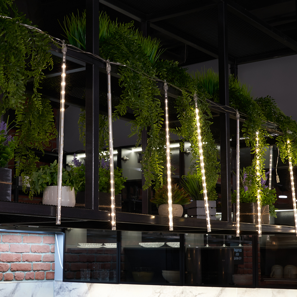 Светодиодная гирлянда занавес Сосульки Feron CL586 51452