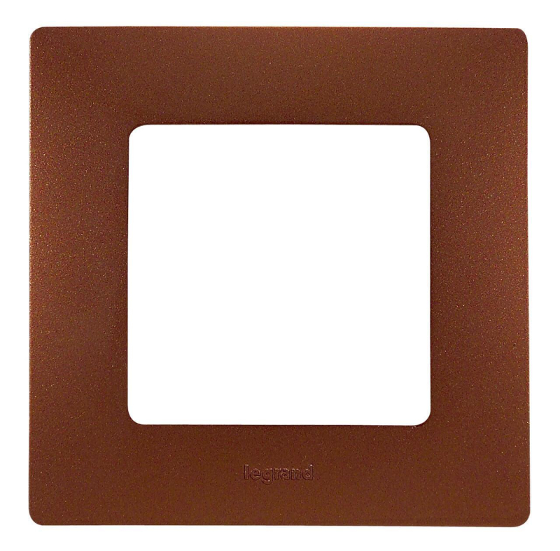 Рамка 1-постовая Legrand Etika какао 672571