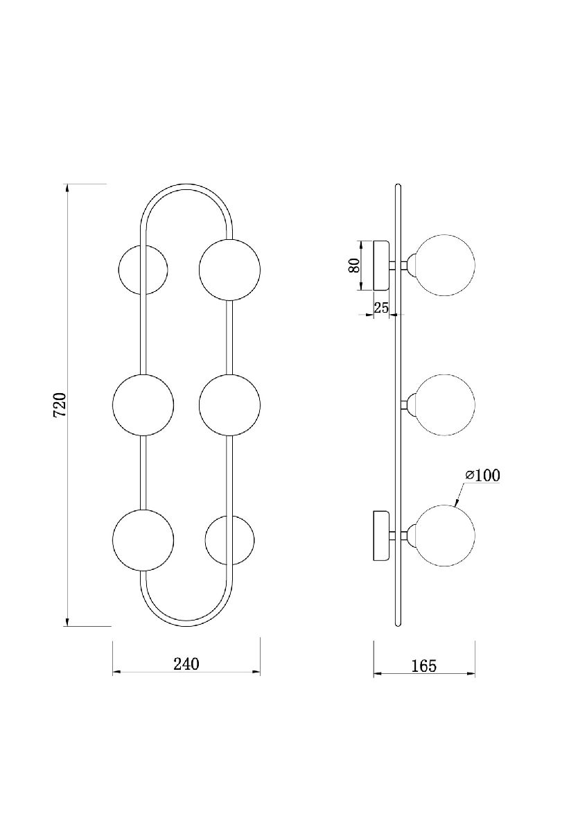 Настенный светильник Freya Inversion FR5233WL-04BS1