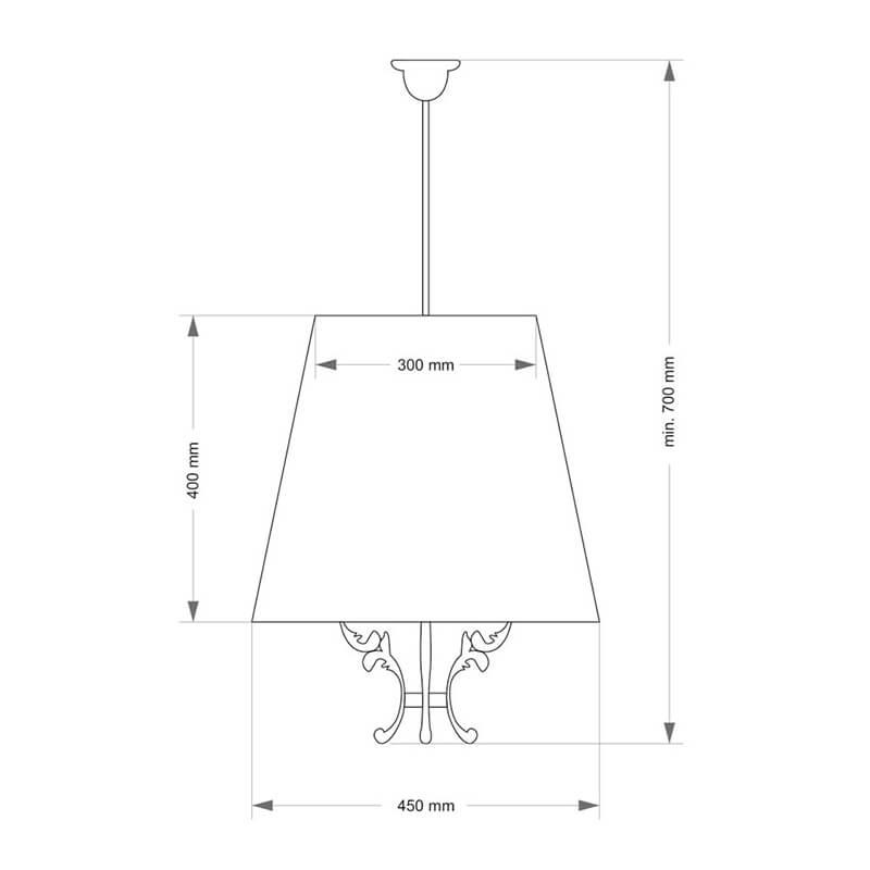 Подвесная люстра Kutek Mood Fagiano FAG-ZW-8 (ZM/A)
