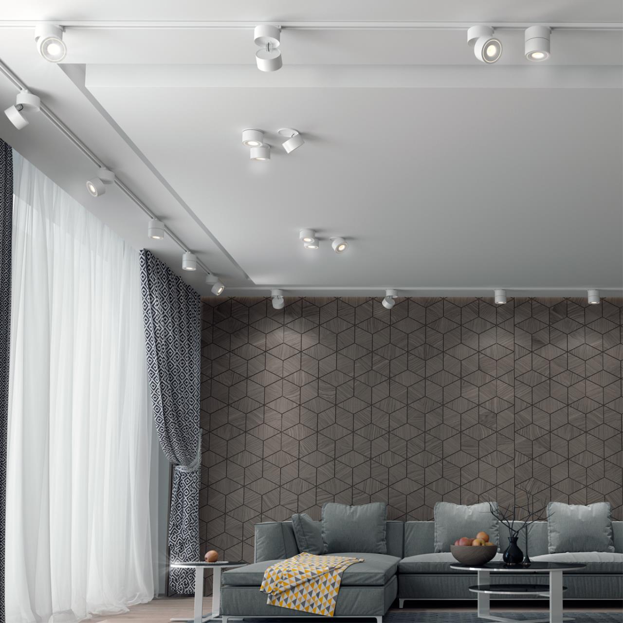 Трековый однофазный светильник Novotech Groda 358778