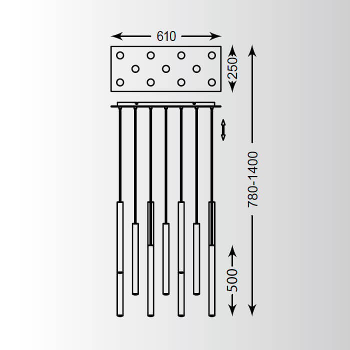 Подвесной светодиодный светильник Zumaline LOYA P0461-11A-B5SC