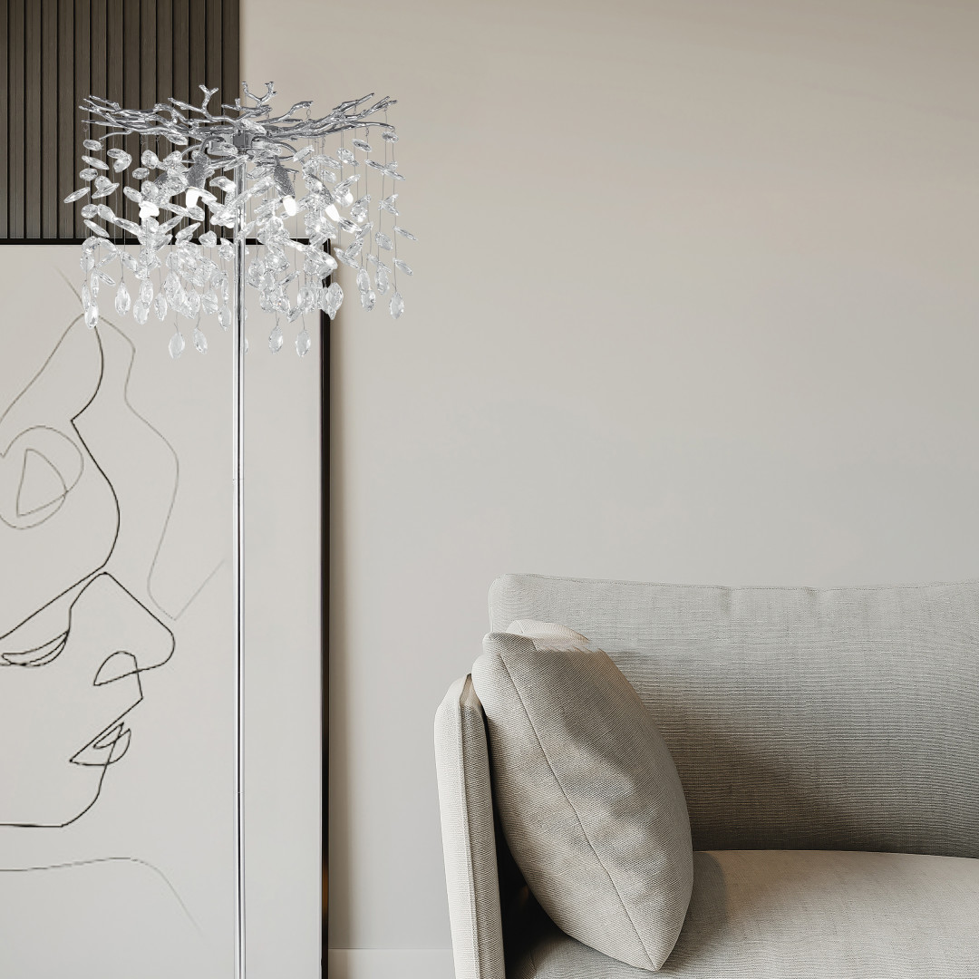 Торшер хрустальный Arte Milano 23141.480-1650.5.E14.B CR