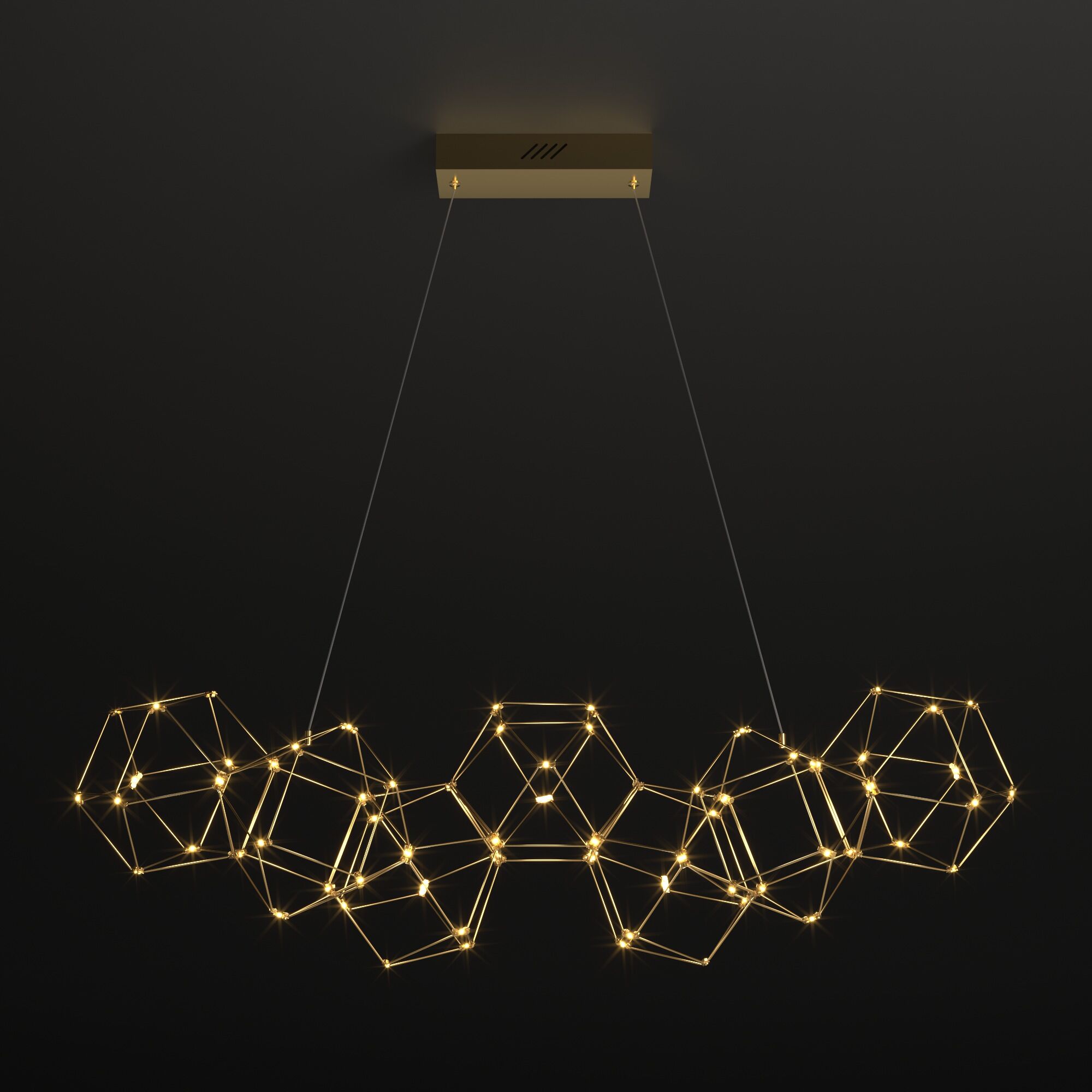 Подвесная люстра Eurosvet Uma 90168/7 медь a061145