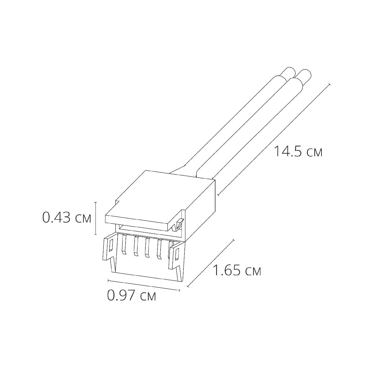 Коннектор для ввода питания Arte Lamp Strip-accessories A30-08-1CCT