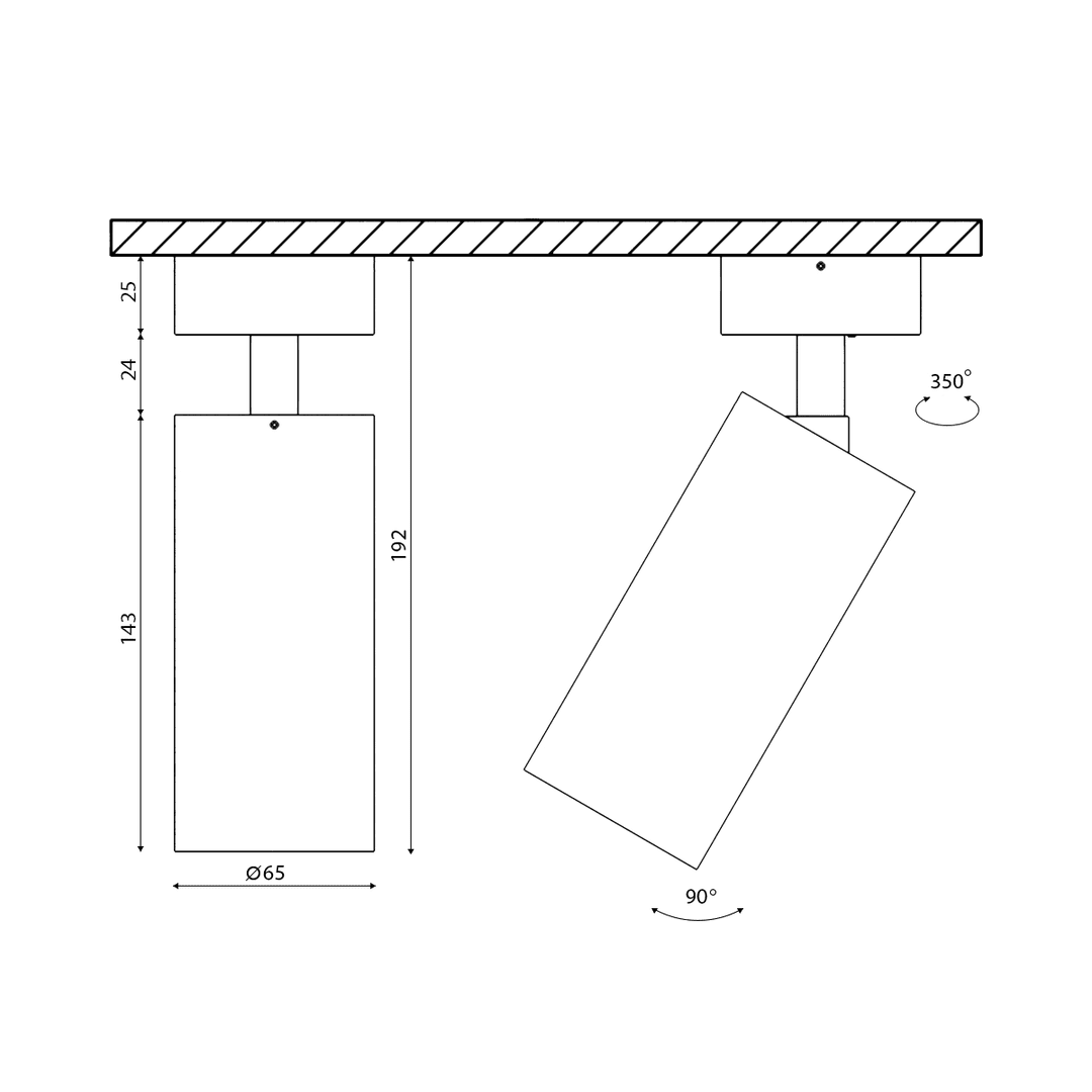 Основание для светильника SWG VL-M3-GD 004293