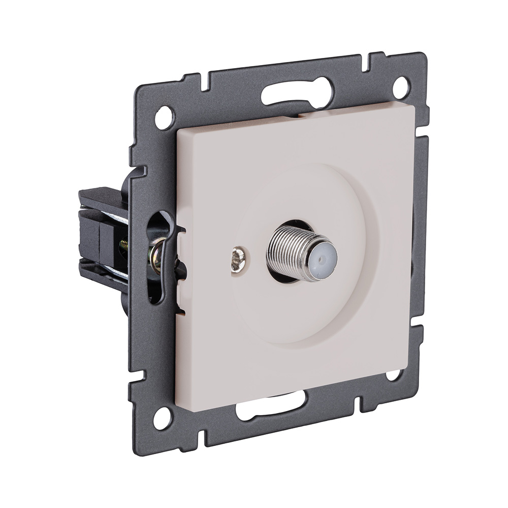 Розетка спутниковая SAT, кашемир матовый Kollinger REA-020CM для Aspekt, Eleganz, Reflex