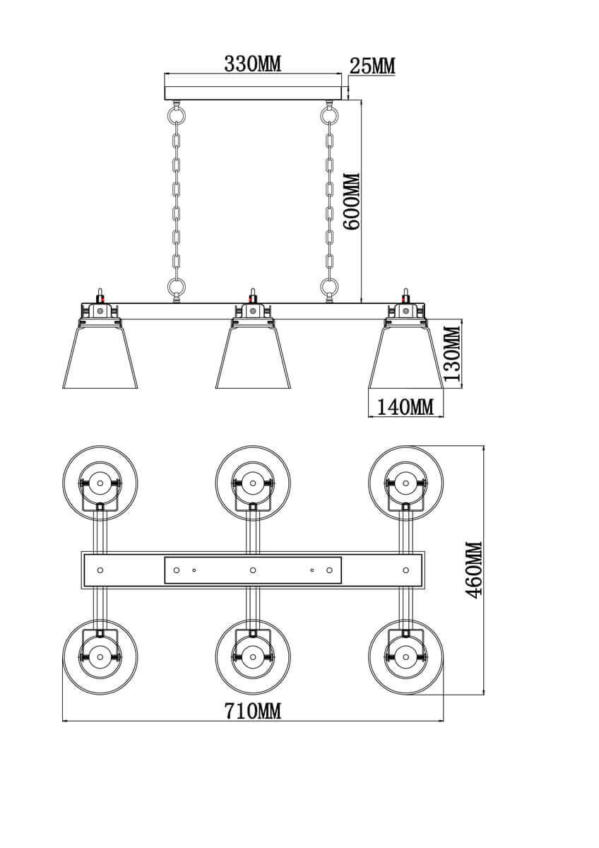 Подвесной светильник Rivoli Principale 5030-201 Б0037719