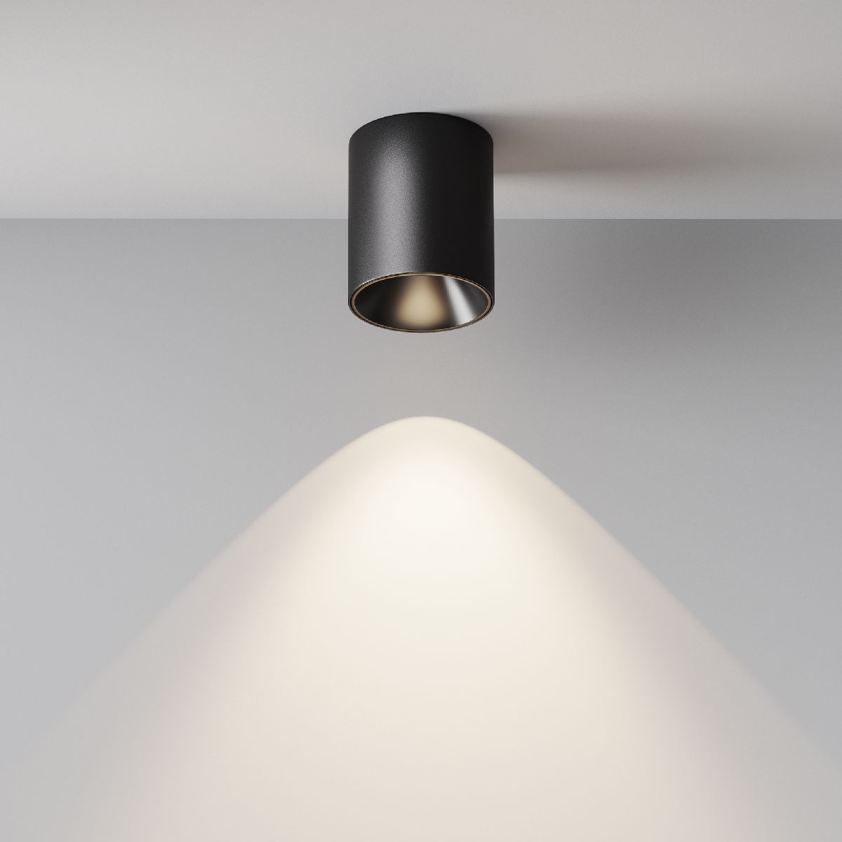 Накладной светильник Maytoni Alfa LED C064CL-12W4K-RD-B