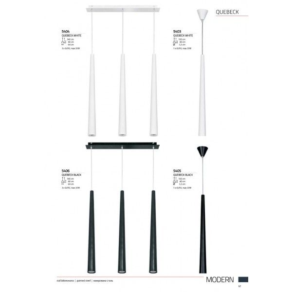 Подвесной светильник Nowodvorski Quebeck 5403