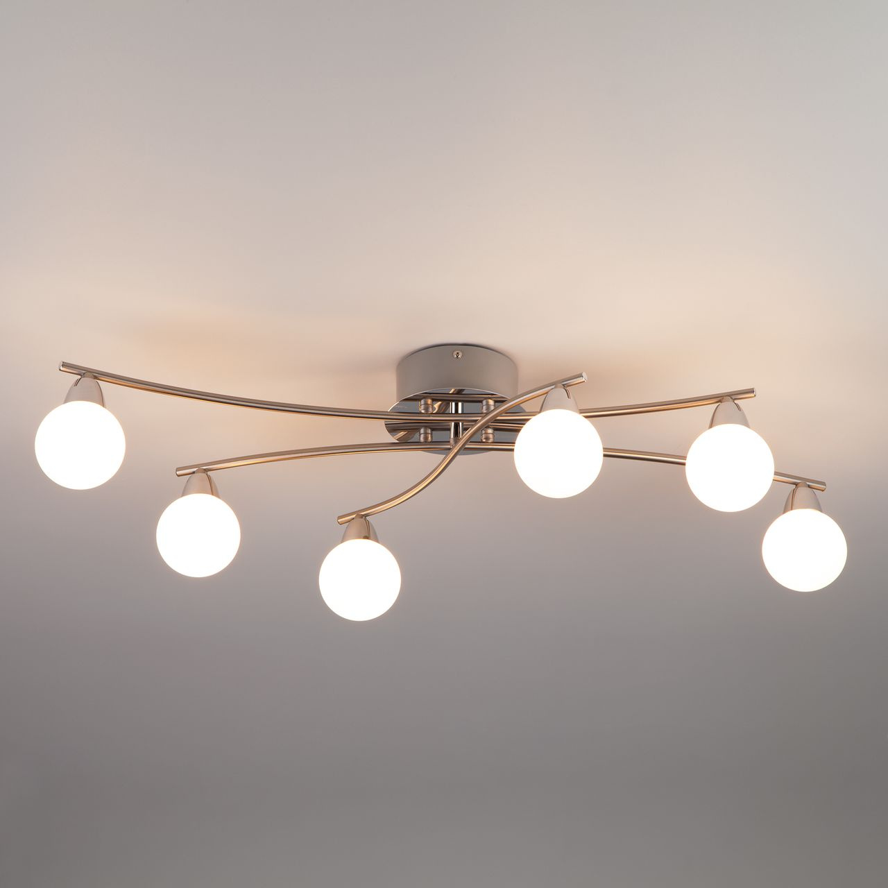 Потолочная люстра Eurosvet Elias 70065/6 хром