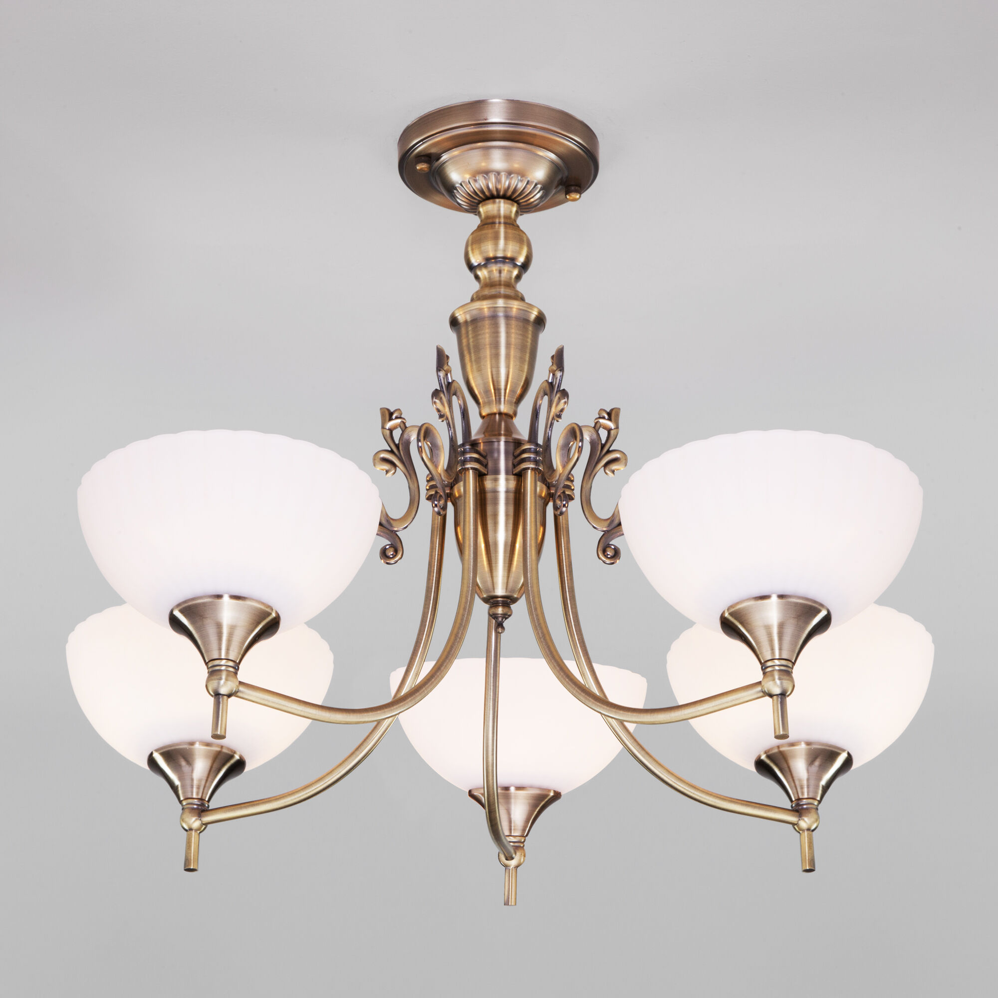 Потолочная люстра Eurosvet Lira 60053/5 античная бронза