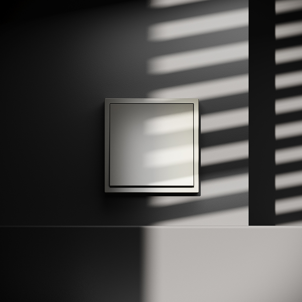 Выключатель одноклавишный Voltum S70 VLS010104 (шелк)