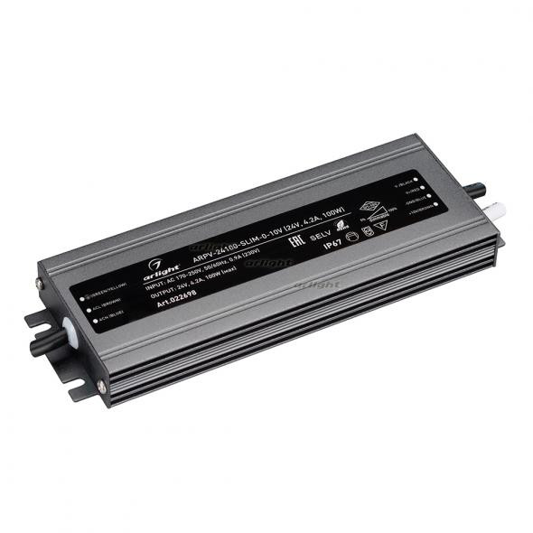 Блок питания Arlight ARPV-24100-SLIM-0-10V (24V, 4.2A, 100W) 022698